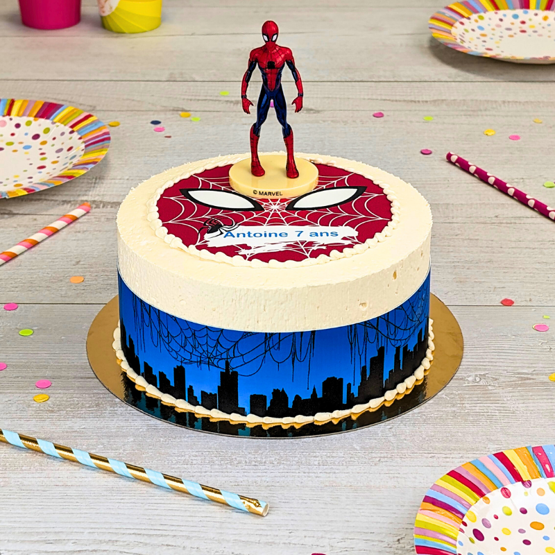 gâteau spider-man