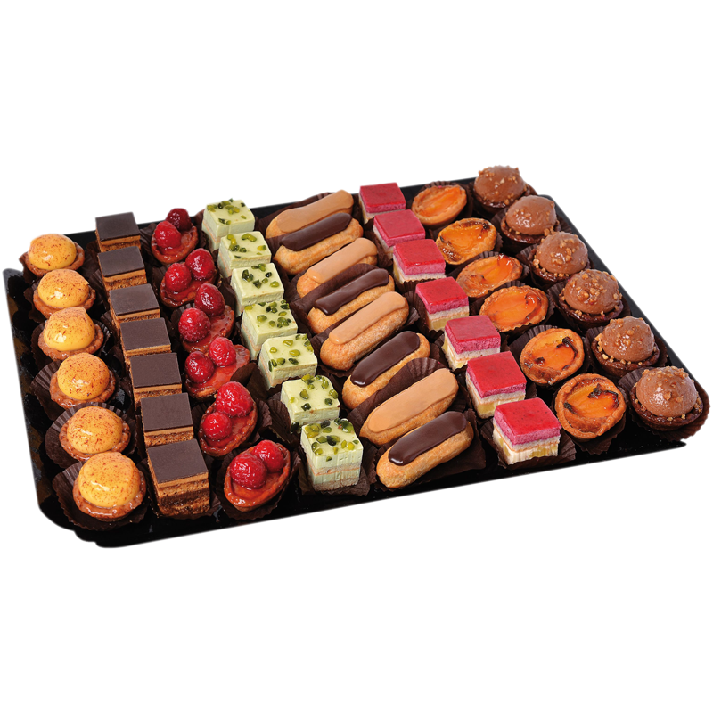 Plateau de petits-fours sucrés - cocktails sucrés - Pâtisserie La Romainville Plateau de petits-fours sucrés - cocktails sucrés - Pâtisserie La Romainville