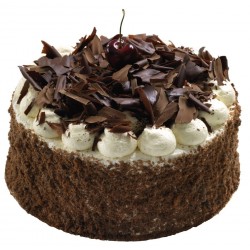 Forêt noire - Gâteau à la crème kirsch, cerises noires et génoise chocolat - La Romainville