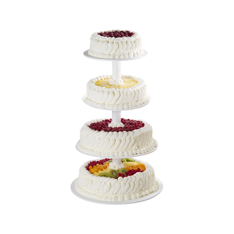 Pièce Montée Tutti Frutti - Gâteau de mariage - Pâtisserie La Romainville