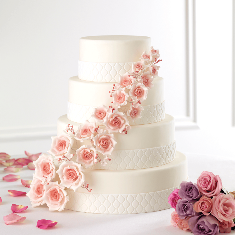 Scarlett Roses - wedding cake Scarlett Roses - wedding cake
