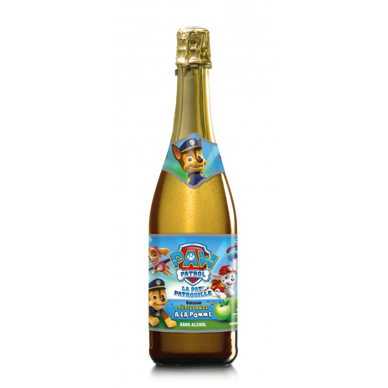 Bouteille Party-Fizz Pat Patrouille - boisson anniversaires enfants - La Romainville Bouteille Party-Fizz Pat Patrouille - boisson anniversaires enfants - La Romainville