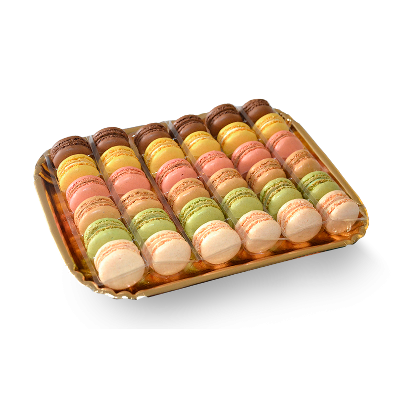 Plateau de macarons - Pâtisserie La Romainville