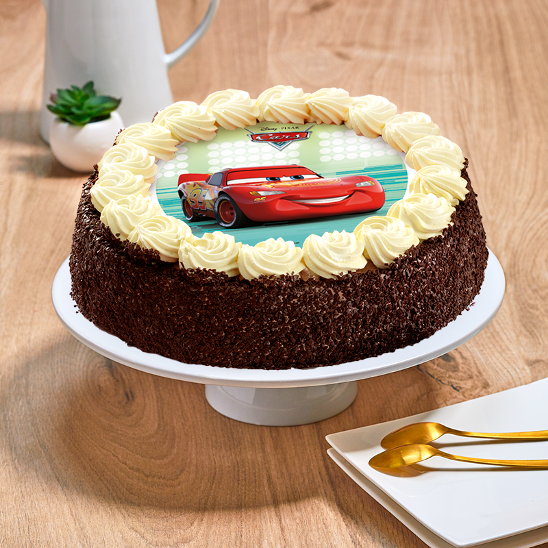 Gâteau Cars chocolat ou vanille - La Romainville Gâteau Cars chocolat ou vanille - La Romainville