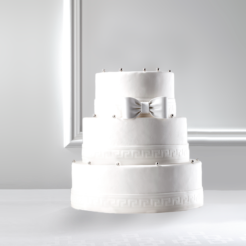 Wedding Cake blanc La Romainville Pièce Montée