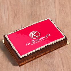 personnalisation  - gateau logo pour les entreprise - évenement