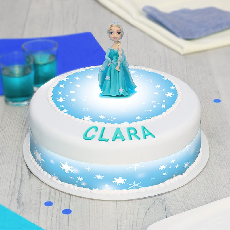 gateau Reine des Neiges en pate à sucre, pâtisserie la Romainville