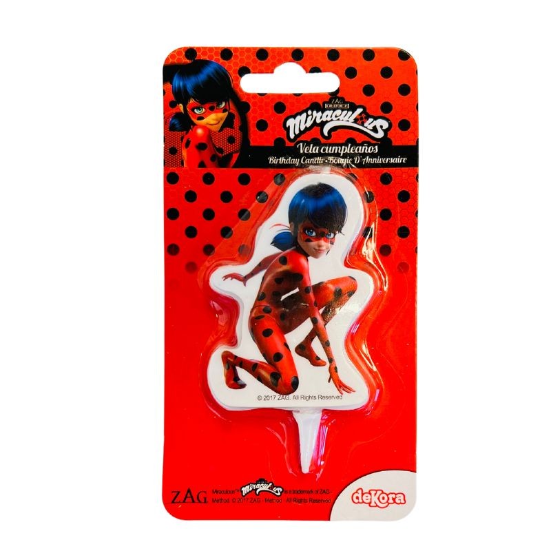 Bougie Miraculous - accessoires anniversaire - La Romainville