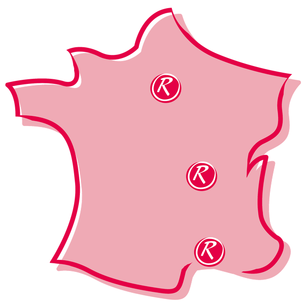 Carte des points de ventes